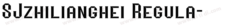 SJzhilianghei Regula字体转换